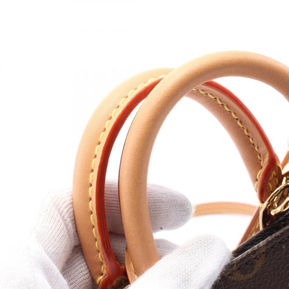 Louis Vuitton Brown Sac Monogram Handbag Plat Leather - Picture 6 of 6